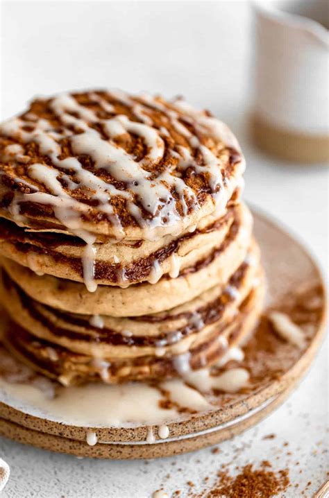 Cinnamon Roll Pancakes Eat With Clarity