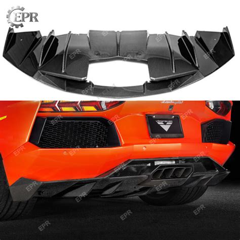 For Lamborghini Aventador Lp700 Oe Style Carbon Fiber Rear Bumper