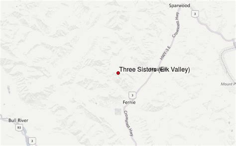 Three Sisters Elk Valley Mountain Information