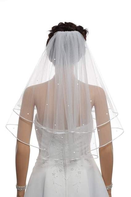 9 Best Wedding Veils With Crystals For Your Big Day 2020