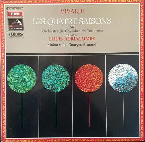 Vivaldi Louis Auriacombe Orchestre De Chambre De Toulouse Georges