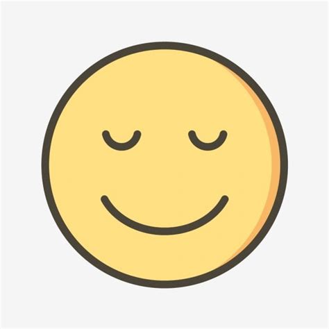 Vector Calm Emoji Icon Emoji Icons Calm Emoji Png And Vector With