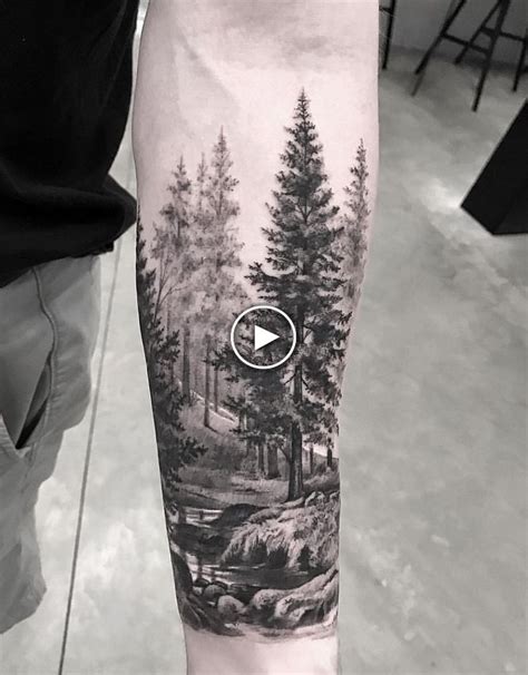 Awesome Forest Scenery For Sleeve Tattoo Sleeve Tattoos Forearm