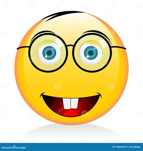 Nerd Glasses Smiley Face