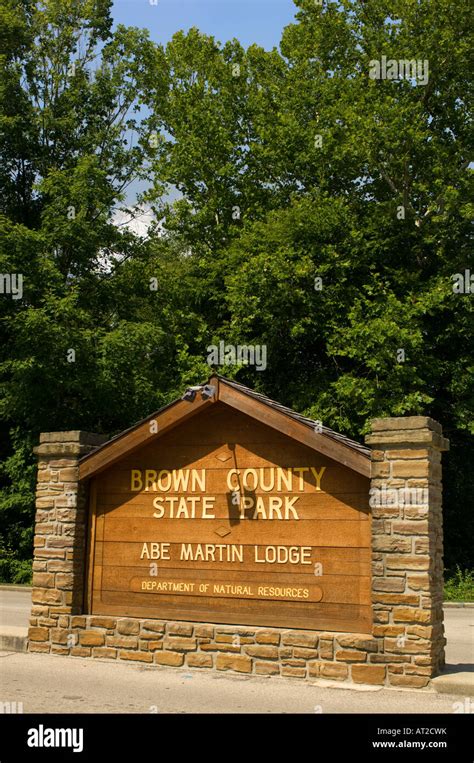 Entrance To The Abe Martin Lodge In Brown County State Park Nashville