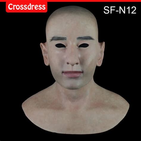 Sf N12 Silicone True People Mask Costume Mask Human Face Mask Silicone Dropshipping In Sex Dolls