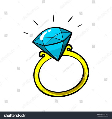 Diamond Ring Cartoon