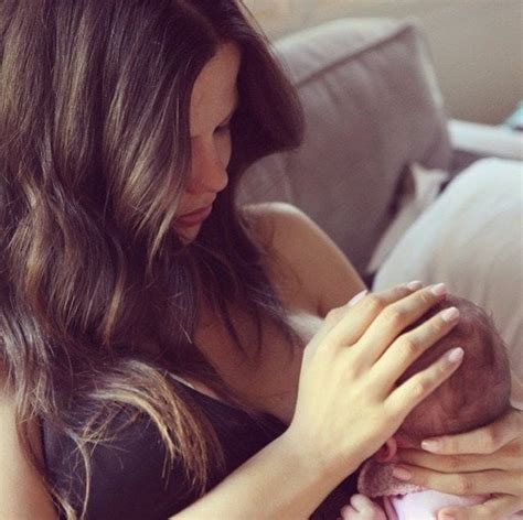Hilaria Baldwin Shares A Breastfeeding Selfie As She Feeds