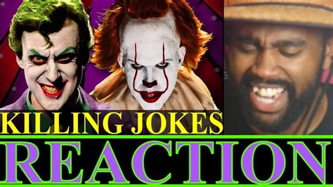 the joker vs pennywise reaction epic rap battles of history youtube