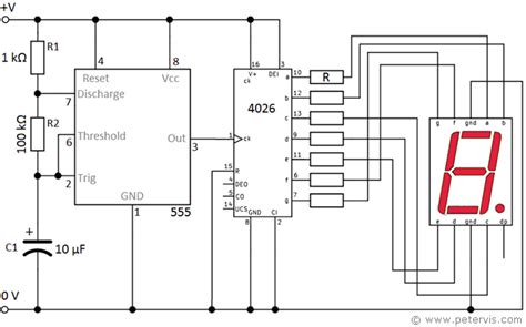 Simple Digital Stopwatch Circuit Diagram Using 555 Timer Ic 41 Off
