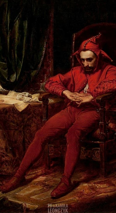 Stańczyk By Jan Matejko The Jester Is Depicted As The Only Person At A