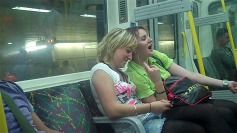 drunk girls on tube sing i will always love you by whitney houston youtube