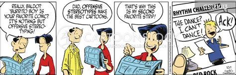 stereotype comic strip