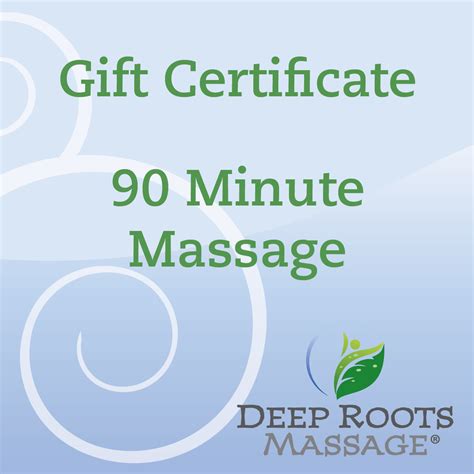 90 Minute Massage Deep Roots Massage