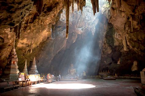 Mother Nature Tham Khao Luang Cave Temple In Thailand