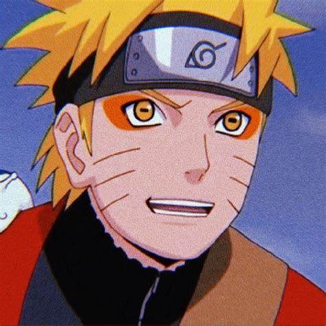 Naruto Is Looking At The Camera With His Head Turned To Look Like Hes