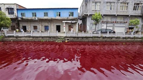 River In China Mysteriously Turns Bloody Red Overnight Info World
