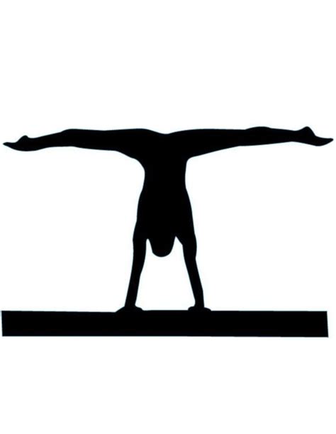 28 Best Gymnastics Silhouettes Images On Pinterest Gymnastics
