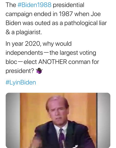 Believing that he was close to death, a catholic priest was preparing to administer biden's last rites. "The Biden 1988 presidential campaign ended in 1987 when Joe Biden was outed as a pathological ...