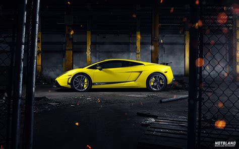 Car Lamborghini Gallardo Superleggera Yellow Side Warehouse 7004118