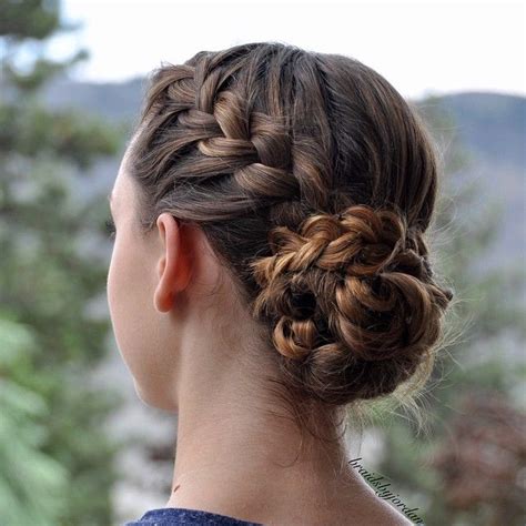 Braids Hairstyles On Instagram French Braid Into A Braid Wrapped
