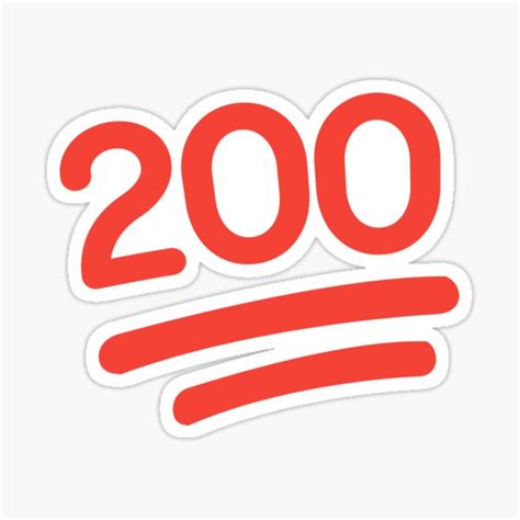 200 Emoji Sticker For Sale By Kevlarshirts Redbubble