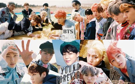 Bts Collage Computer Wallpapers Top Free Bts Collage Computer
