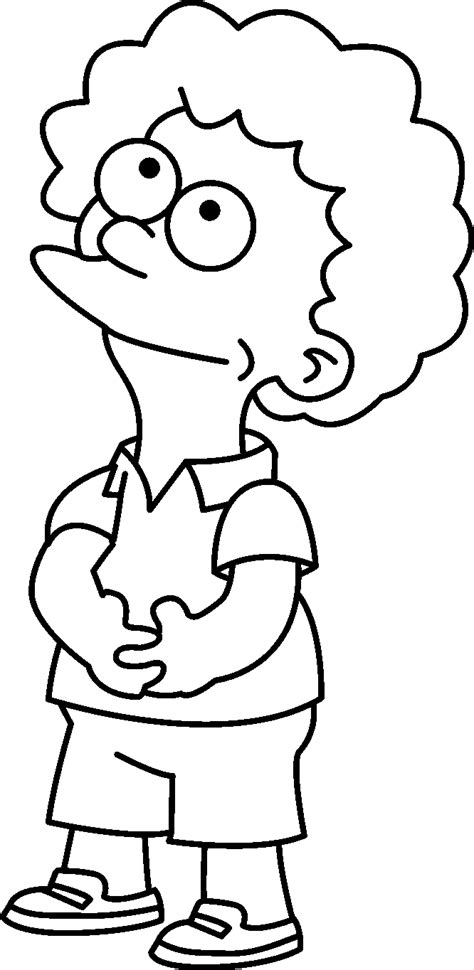 Free Coloring Pages For Kids Simpsons Coloring Pages Coloring Pages