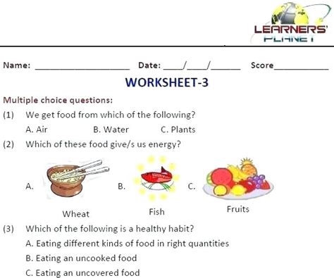 Free Printable Evs Worksheets For Grade 1 Learning How Live