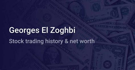 Georges El Zoghbi Net Worth 2022 Wallmine