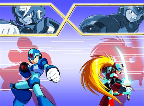 Mega Man And Proto Man Vs X And Zero Battles Comic Vine