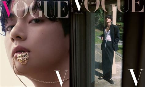 In Pics Bts V Aka Kim Taehyung Looks Stunning In New Cover Photos For