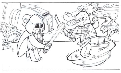 We totally love how the ninjas are posing in this picture. Lego Ninjago Coloring Pages - Free Printable Pictures ...