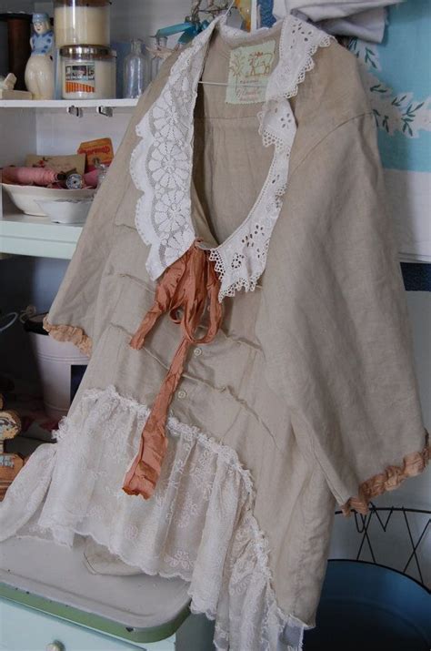 Lace And Shabby Chic Plus Size Linen Upcycle Sewing Upcycle Clothes Upcycled Clothing