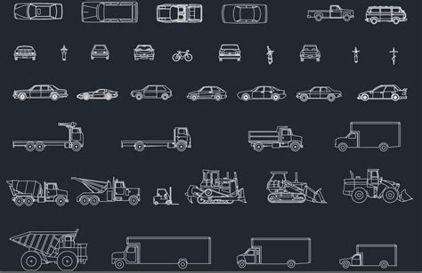 Vehicles Cad Blocks Cad Block And Typical Drawing For Designers