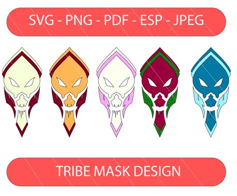 African Mask Svg Mask Svg Mask Design Svg Colorful Mask Etsy