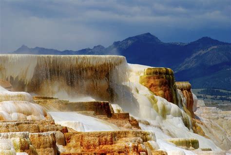 Free Yellowstone National Park Mammoth Hot Springs Image