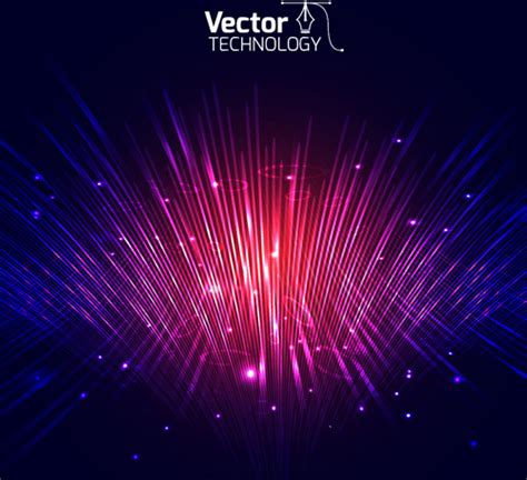 Colored Glow Tech Vector Background Vectors Graphic Art Designs In