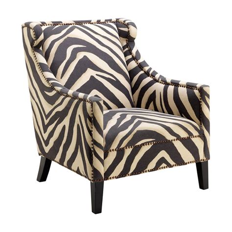 Zebra Print Occasional Chair Meuble De Style Restoration De Meuble