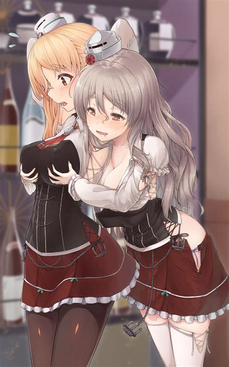 There are a lot of white haired boys in anime, but for girls, creators tend to opt for the silver or grey hair look, so finding that true snow white can be tricky. Wallpaper : anime girls, Kantai Collection, Pola KanColle ...