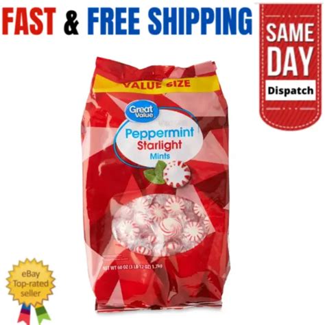 Great Value Peppermint Starlight Mints Hard Candy 60 Oz 1499 Picclick