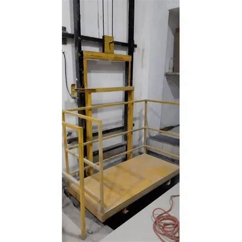 Yellow Industrial Elevators Lift Capacity 3 4 Ton At Rs 100000 In