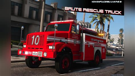 Скачать Brute Fire Rescue Truck Add On Liveries Template V10