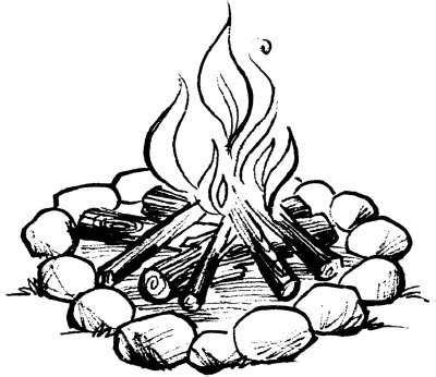Sketch wukong |drawing free fire indonesia. Fire pit clipart free Lovely black and white fire drawing ...
