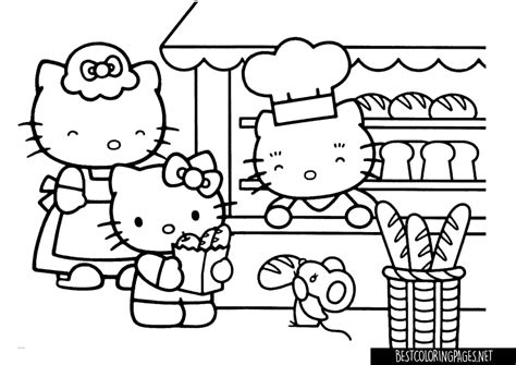 Hello Kitty coloring pages - Bestcoloringpages.net