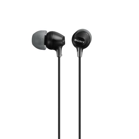 Sony Mdr Ex15lp In Ear Headphones Black Mdrex15lpb Bandh Photo