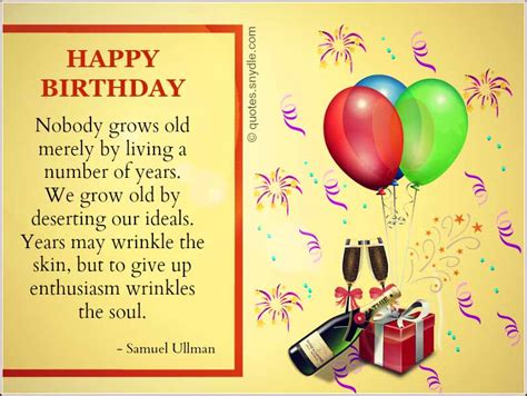 Inspirational Birthday Quotes Quotes And Sayings