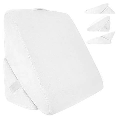Xtra Comfort Bed Wedge Pillow Folding Memory Foam Incline Cushion For Back And Legs Triangle