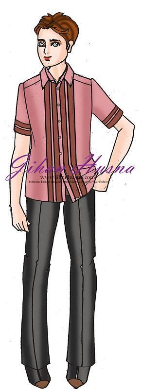 Desain Kemeja Pria DS-KE-13 | Kemeja pria, Gaya model pakaian, Kemeja