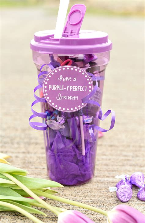 Purple Themed Birthday Gift For Friends Fun Squared